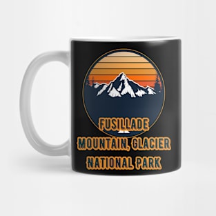 Fusillade Mountain, Glacier National Park Mug